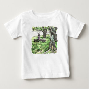 Camiseta Para Bebê arco-íris secundário