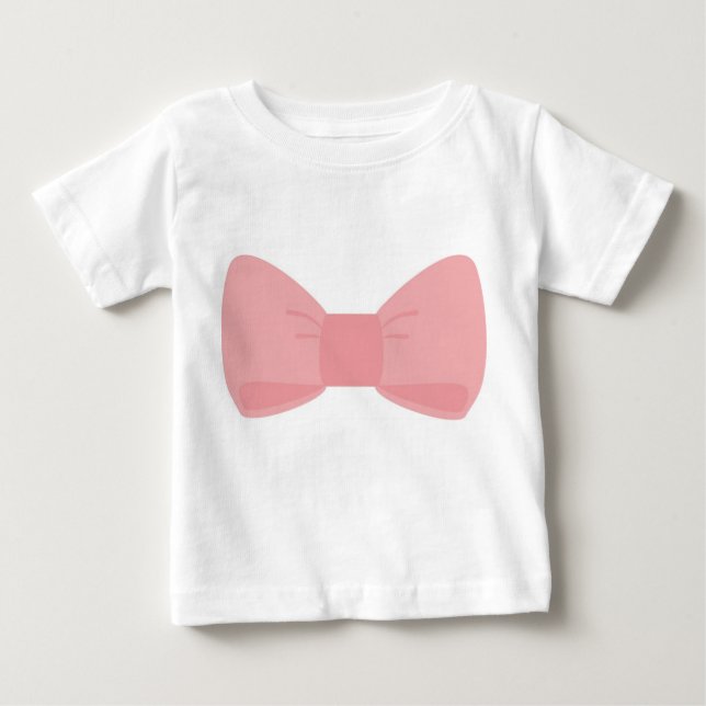 Camiseta Para Bebê Arco rosa doce Toddler Long Sleeve (Frente)