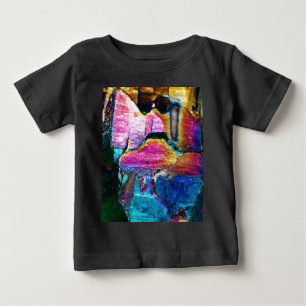 Camiseta Para Bebê Arcos-da-chuva de pedra