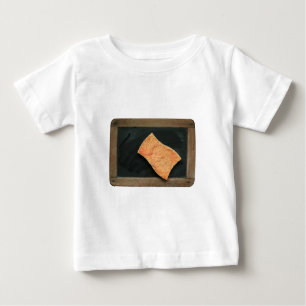 Camiseta Para Bebê Ardoise Passer l'éponge Vinatge School Slate Baby