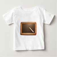 Ardoise Vintage School Slate with Chalk Baby W Tee