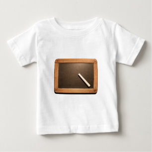 Camiseta Para Bebê Ardoise Vintage School Slate with Chalk Baby W Tee