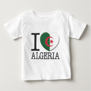 Camiseta Para Bebê Argélia