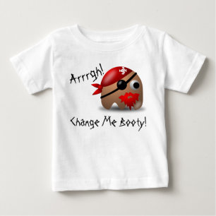 Camiseta Para Bebê Argh! Alterar Booty