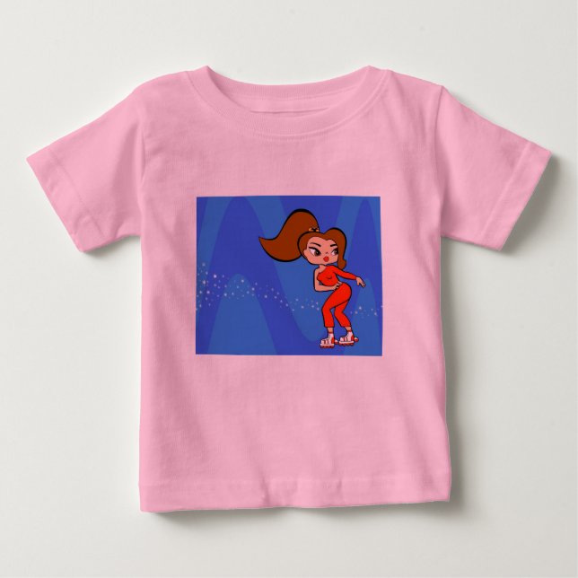 Camiseta Para Bebê Aries T-Shirt (Frente)