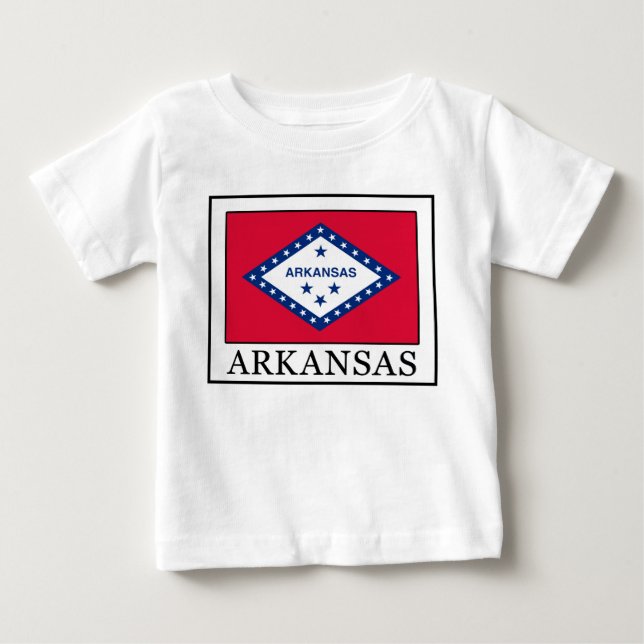 Camiseta Para Bebê Arkansas (Frente)
