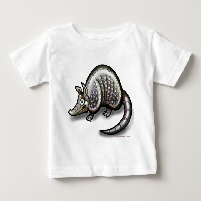Camiseta Para Bebê Armadillo (Frente)