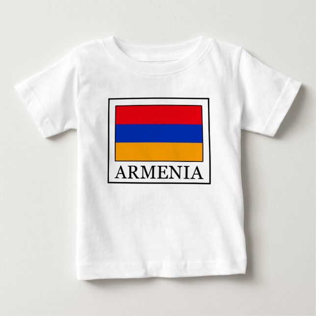 Camiseta Para Bebê Armênia (Frente)