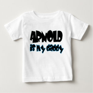 Camiseta Para Bebê Arnold é meu pai, garotos