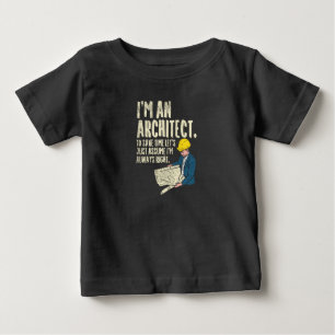 Camiseta Para Bebê Arquiteto - Sou arquiteto