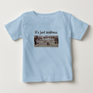 Camiseta Para Bebê Arquitetura moderna do Midcentury