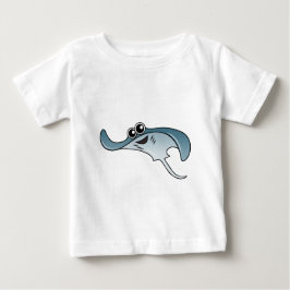Camiseta Para Bebê Arraia-lixa dos desenhos animados
