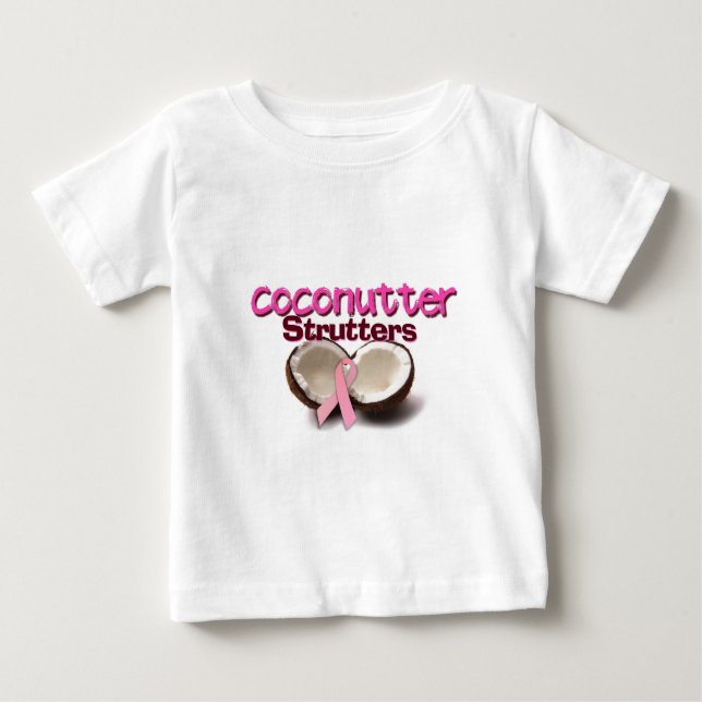Camiseta Para Bebê Arranhões de Coconutadores (Frente)