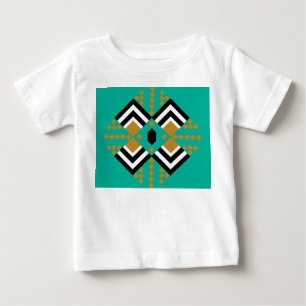 Camiseta Para Bebê Art Deco Quilt Inspirado