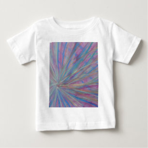Camiseta Para Bebê Arte abstrata colorida única P36