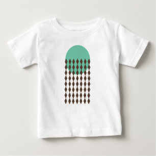 Camiseta Para Bebê Arte Círculo