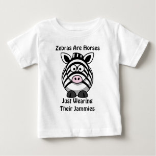 Camiseta Para Bebê Arte da zebra