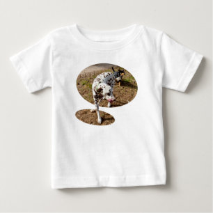 Camiseta Para Bebê Arte Dalmaciana Popout
