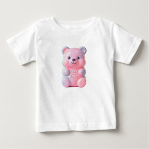 Camiseta Para Bebê Arte de Bala Kawaii 3D