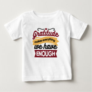 Camiseta Para Bebê Arte de Fé e Gratidão – Cristão Edificante