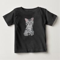 Arte de Gatinho Tabby Desenho Animado Mal-Humorado