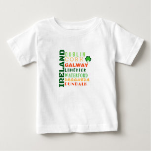 CAMISETA PARA BEBÊ ARTE DE METRÔ DA IRLANDA
