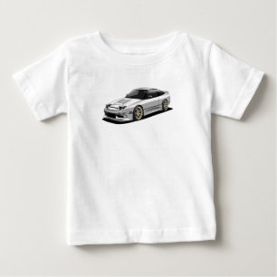 Camiseta Para Bebê arte do nissan 240sx desenhada à mão