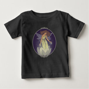Camiseta Para Bebê Arte feericamente mágica da fantasia do fulgor da