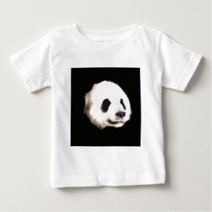 Camiseta Para Bebê Arte Pop Panda