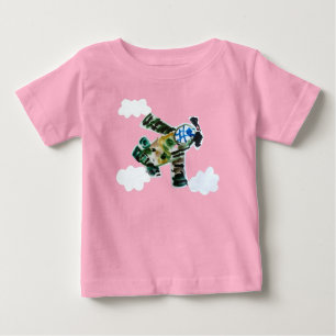 Camiseta Para Bebê "Arte por Crianças"