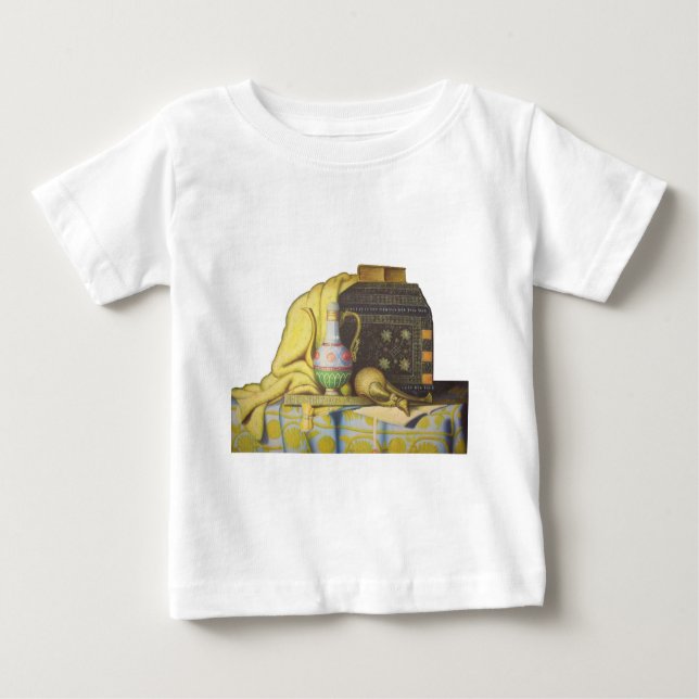 Camiseta Para Bebê Artefatos Adoráveis Egípcios: Segredos dos Faraós (Frente)