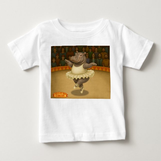 Camiseta Para Bebê artista de circo Helene (Frente)
