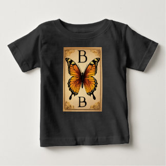 Camiseta Para Bebê Artista natural: espécimes de borboletas