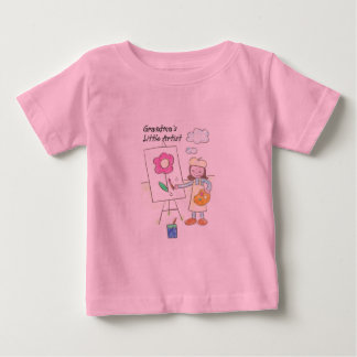 Camiseta Para Bebê Artista pequeno