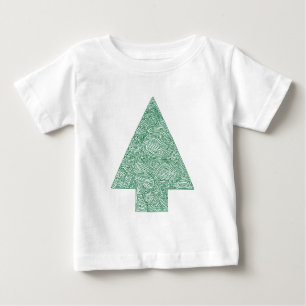 Camiseta Para Bebê Árvore de Natal