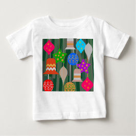 Camiseta Para Bebê Árvore de Natal