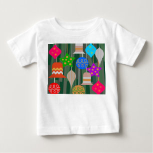 Camiseta Para Bebê Árvore de Natal