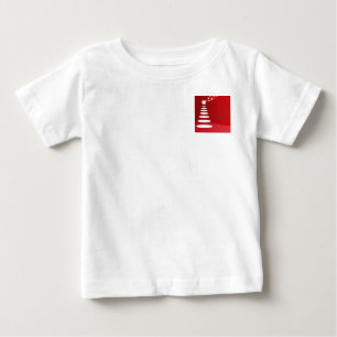 Camiseta Para Bebê Árvore de Natal