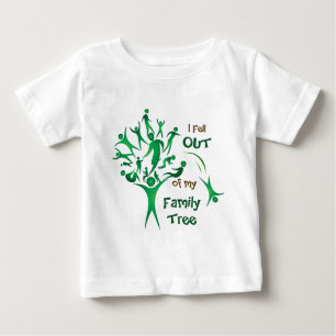 Camiseta Para Bebê Árvore Familiar Engraçado
