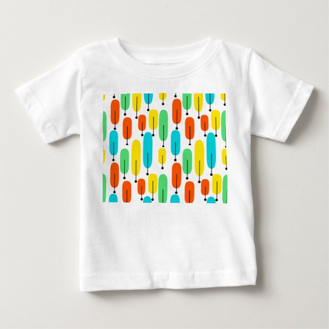 Camiseta Para Bebê Árvores Atômicas (Frente)