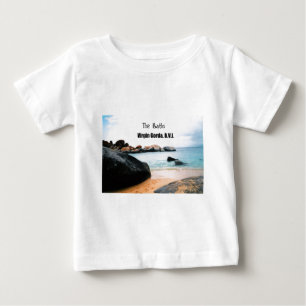 Camiseta Para Bebê As Banheiras, Virgin Gorda B.V.I.
