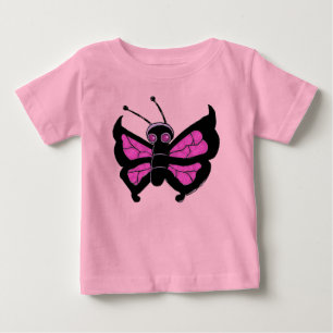 Camiseta Para Bebê As Borboletas