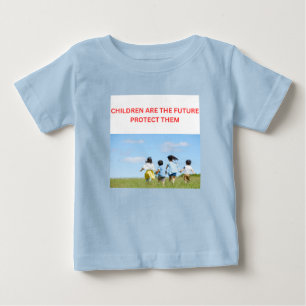 CAMISETA PARA BEBÊ AS CRIANÇAS SÃO O FUTURO PROTEJA-AS