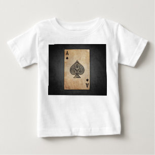 Camiseta Para Bebê Ás de espadas travesseiro decorativo