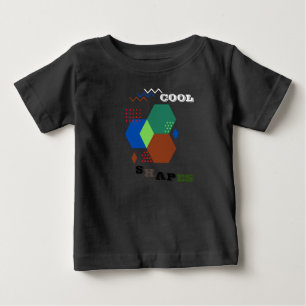 Camiseta Para Bebê As Formas das Formas das Fitas de Verão