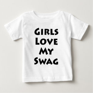 Camiseta Para Bebê As Meninas Adoram O Meu Saco