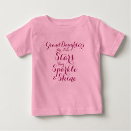 Camiseta Para Bebê As Namoradas São Como Estrelas Rosa Mauve