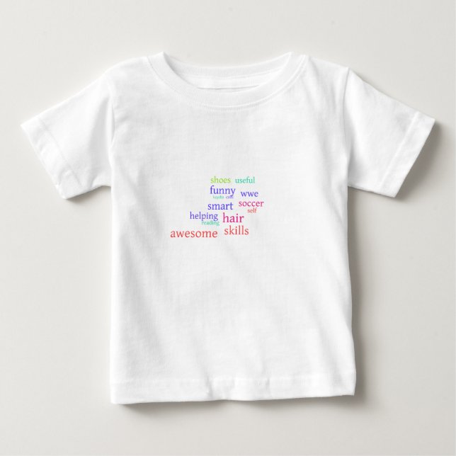 Camiseta Para Bebê As partes superiores dos bebês (Frente)