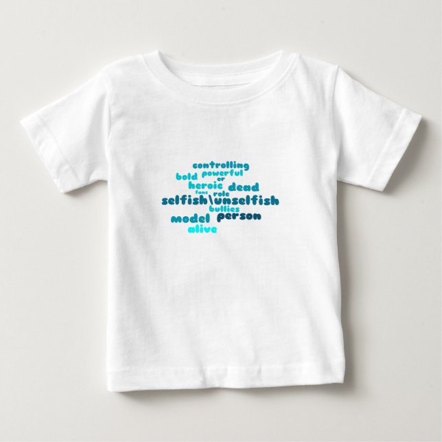 Camiseta Para Bebê As partes superiores dos bebês (Frente)