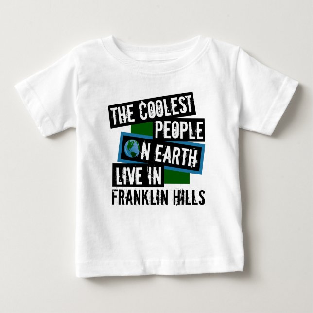 Camiseta Para Bebê As Pessoas mais frias da Terra vivem nas Colinas F (Frente)